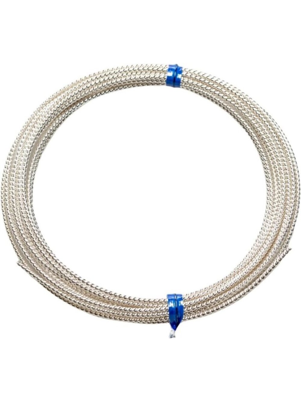 20 Ga Dead Soft 925 Sterling Silver Twist-Pattern Craft Wire - 5FT Roll